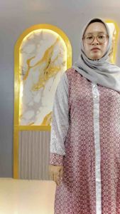 Dress Hanifah Rayon Viscos Jaguar Gamis Kondangan Busui Kancing Wanita Jumbo Mewah Pesta Gamis Real Pict 2025
