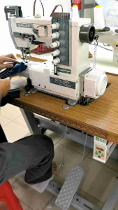 Used Siruba Taiwan interlock sewing machine(Direct Drive)