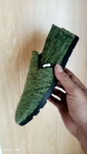 RiP COBAIN: Sepatu Slipon Karet Samping Rajut Premium