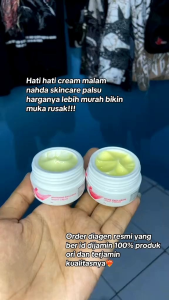 ECER CREAM SIANG & MALAM NAHDA SKINCARE 💯 ORIGINAL