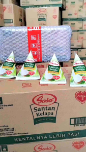 Sasa Santan 65ml 1 Dus Isi 32 Pcs – Santan Kelapa Cair Instan Praktis