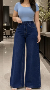 Wide Leg Jeans For Womens Ready Stock in Malaysia 🔥🇲🇾