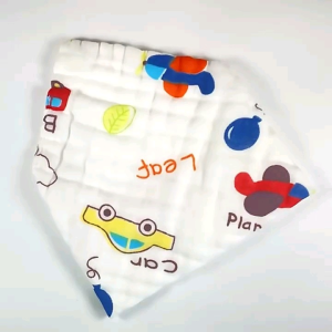 baby bib saliva gauze infants 8layers cotton soft towel 8层纱布口水巾