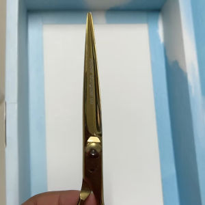 Barber scissors gold color 6 inch
