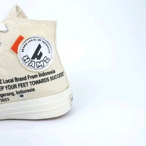 Hamz Alpha Alpen Cream Sepatu Sneakers Pria dan Wanita