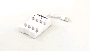 Cas Baterai AA/ AAA CASAN BATRE A2 DAN A3 Slot baterai 4Slot Taffware Charger Baterai USB Plug 4 slot for AA/AAA - B-04