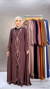 COD | ZAMORA ABAYA | ABAYA NADHEERA LUXURY | ABAYA POLOS | ABAYA RAYON PREMIUM | ABAYA LEBARAN