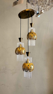 Good jaya lighting lampu gantung kaca crystal minimalis import