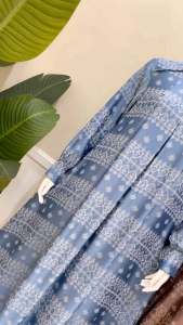 GAMIS TERBARU HAMIDAH DRESS VISCOSE SANTORINI IMPORT GAMIS KEKINIAN WANITA IMPORT BEST SELLER