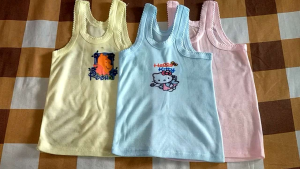 3 PCS Kaos Dalam Bayi/ Kaos Dalam Anak/ Singlet Bayi/ Singlet Anak/ Pakaian Dalam Anak/ Pakaian Dalam Bayi/ Singlet Anak Laki-laki Perempuan