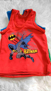 6PCS ASSORTED DESIGN SANDO BOY 1-7YRS OLD KIDS BOY SANDO (PAMBAHAY/PRESKO SUOTIN) SOFT FABRIC AND COMFORTABLE TO WEAR