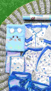 53 PCS Perlengkapan Bayi Baru Lahir Seri Biru Paket Brojol Baby Newborn komplit Terlengkap