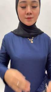 Gamis Kombinasi Bahan Full Katun Premium Lembut Halus Nyaman