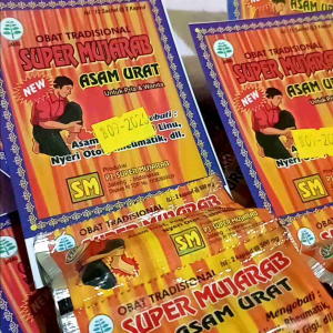 Kapsul asam urat SUPER MUJARAB (Hanger 12) 100% Original