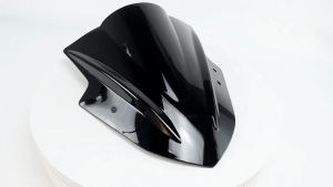 KAWASAKI NINJA 250 300 WINDSHIELD ZX300 EX300 VISOR SUPER BIKE WINDSCREEN HEADLAMP CAP COVER DEPAN BLACK SMOKE NINJA SE