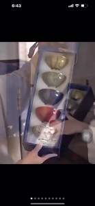 窑变茶盏五行杯礼盒装商务礼品年会活动伴随手礼