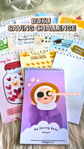 BUKU SAVING CHALLENGE A6 | BUKU SAVING A6 | TANTANGAN MENABUNG