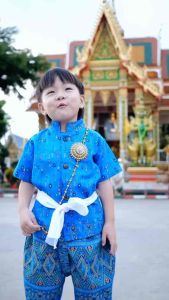 ชุดไทยเด็ก ใส่ทำบุญปีใหม่ 🌈หล่อมาก🌈มาใหม่