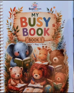 My First Busy Book | 10 Reusable Velcro Activities | Hands-On Learning | Age 3-6