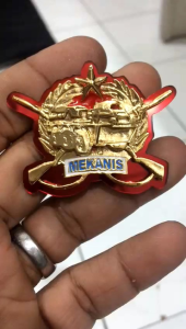 brevet wing pin pdh mekanis dasar akrilik mika