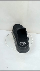 Sepatu Ando-sepatu sandal casual-V-Belt/Hitam-Size 39-43-sepatu sandal pria