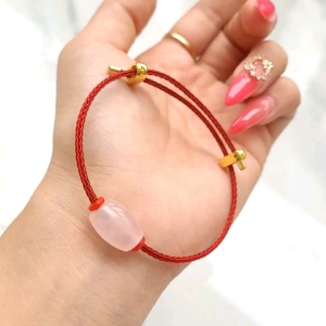 Vòng Cáp Lu Thống Ta Hồng Madgca - Phong Thủy TUDO