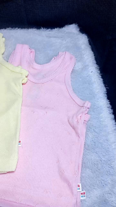 HITXO 12 Pcs Singlet Diana Model Bolong Jaring Kaus Dalam Anak Laki Laki Tangtop Perempuan