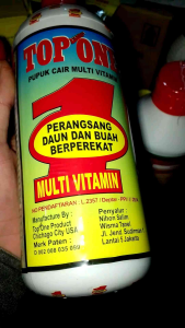 PUPUK PERANGSANG BUNGA TOP ONE 1000ML