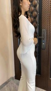 DAISY Atasan Scuba Crop Top One Shoulder Korean Top 001