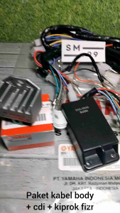 kabel body + saklar set kanan kiri yamaha fizr force 1 poswan vega r lama
