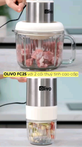 💥GIAO HỎA TỐC💥MÁY XAY THỰC PHẨM ĐA NĂNG OLIVO FC25  BẢO HÀNH 10 NĂM THƯƠNG HIỆU MỸ