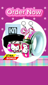 Sabuk/Ikat pinggang anak TK SD Hello Kitty 02 bahan berkualitas.Trendi dan kekinian untuk fashion.