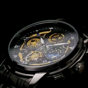 VA VA VOOM VA-2452 Fashion Design Jam Tangan Stainless Steel Waterproof Luminous Calendar Quartz Watches