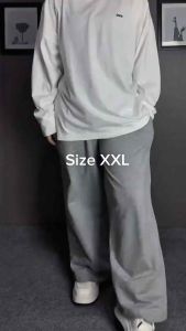 TERBARU- Mighty Baggy Loose Pants Kulot Hightwaist pria wanita polos sweatpants jogger training olahraga