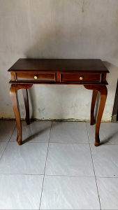 Meja konsol/meja dinding kayu jati