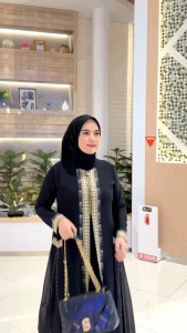 gamis abaya turkey 2291 dress busana muslimah by megastore