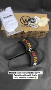Sandals Piero DAWENCE - Sandal Sendal Selop Slide Slip On Casual Pria Wanita original Termurah