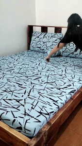 SUPER QUALITY NO GUSOT NO LUKOT BEDSHEET FULLY GARTERIZED WITH 2 PILLOW CASE