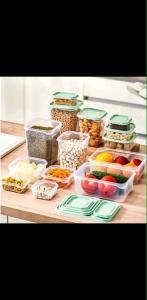 Toples Otaru Set 12 Pcs Sealware Tebal Anti Pecah Anti Tumpah Penyimpanan Makanan Kue Snack