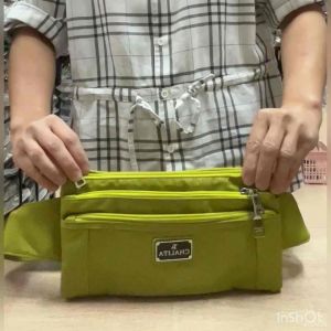 Chalita PD902 ขนาด 10 นิ้ว กระเป๋าคาดอก พ่อค้า แม่ค้า ผ้าไนล่อน