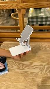 Phone Holder HD23 Folding Dekstop For Android Tablet TAB universal Standing Tempat Duduk Handphone