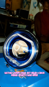 BATOK LAMPU CB125 SET BILED 3 INCH MEREK SPORTS DAY IMPOR SET BREKET KUPINGAN CINCIN CNC AS 30 31 33 41