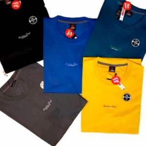 Paket Kaos Pria Wanita Oblong 4pcs 100 Ribu Katun Lengan Pendek