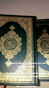 Al Quran Madinah 100% Asli Arab Saudi Import Ukuran 20 cm x 15 cm