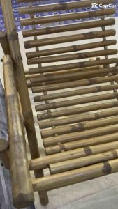 เก้าอี้เปนอนจากไม้ไผ่ปรับได้3 ระดับ นอนนั่งสบายสไตย์คุณย่าคึณปู่