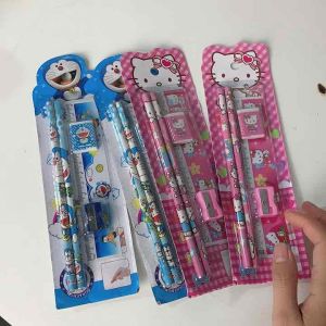Set Pensil Karakter Lengkap: Aksesori Belajar Anak yang Unik