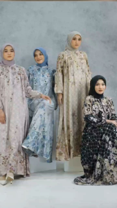 MORISSHA DRESS by Nadheera Luxury gamis dress muslim rayon premium