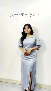 Dress Crystal / dress pesta premium / gaun pesta terbaru / dress natal (GOOD QUALITY)