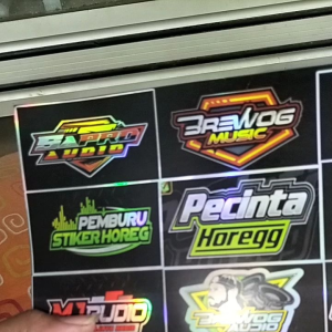 Stiker Sound & Hologram: Stiker Berkualitas Tinggi untuk Promosi