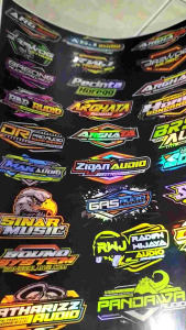 Stiker Desain Unik untuk E-commerce: Stiker Sound & Stiker Hologram